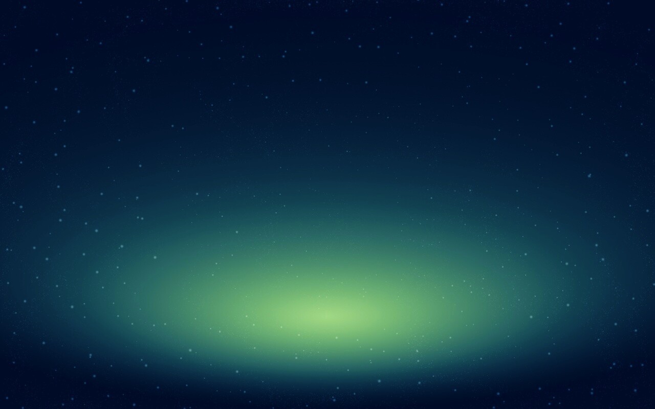 Свечение в ночном небе обои