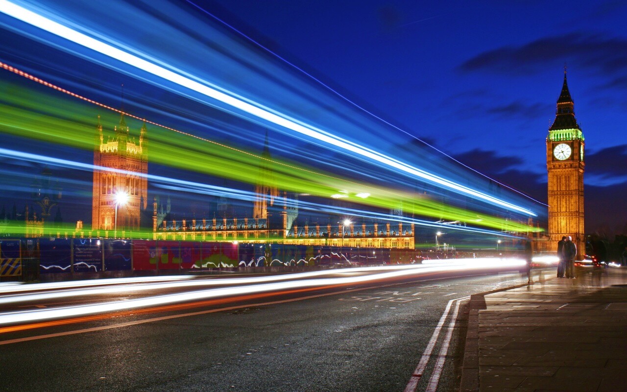 Лондон в движении обои