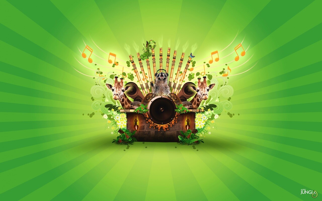 Музыка джунглей обои