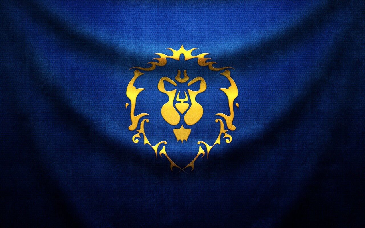Флаг Альянса из World of Warcraft обои