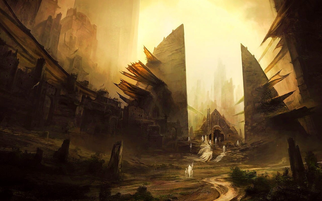 Затерянный город обои