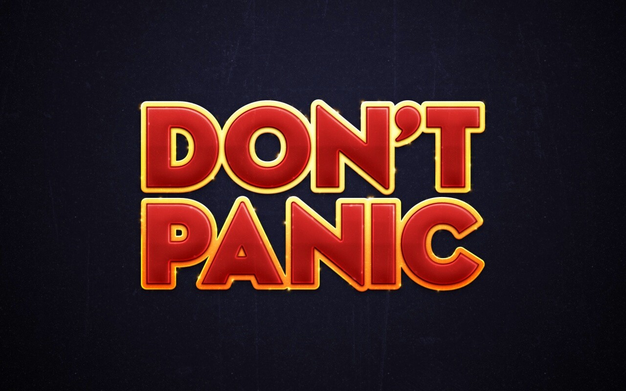 Не паникуй обои