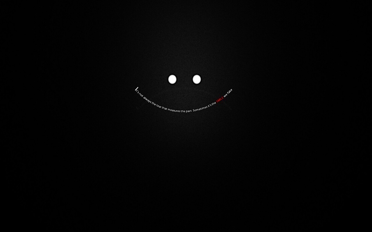 Веселый смайлик обои