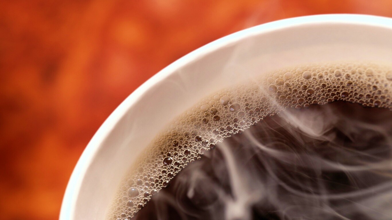 Горячее кофе обои