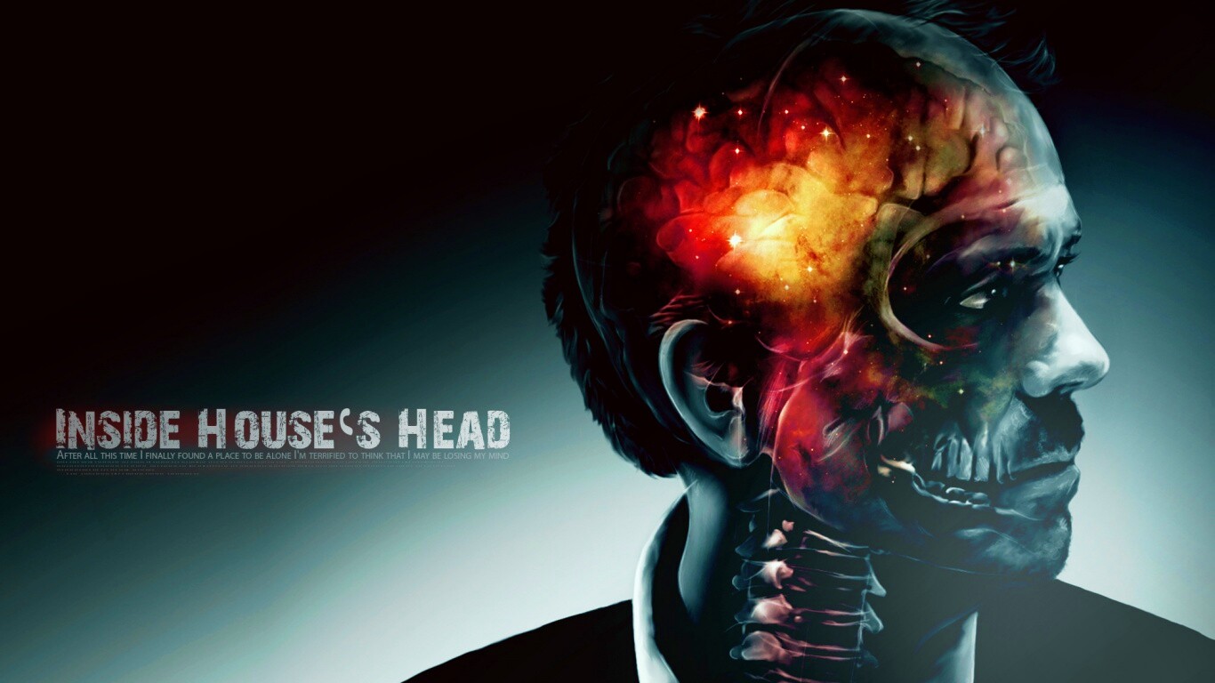 В голове доктора Хауса обои