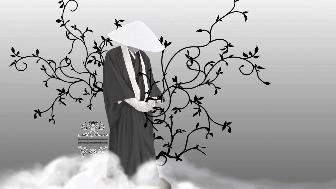 Молящийся монах обои