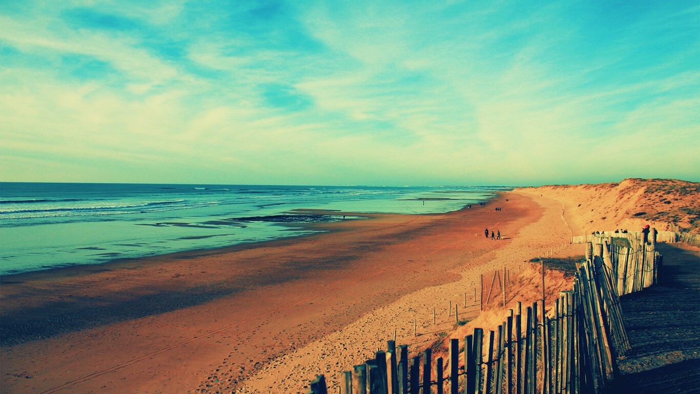 Обмелевший берег обои