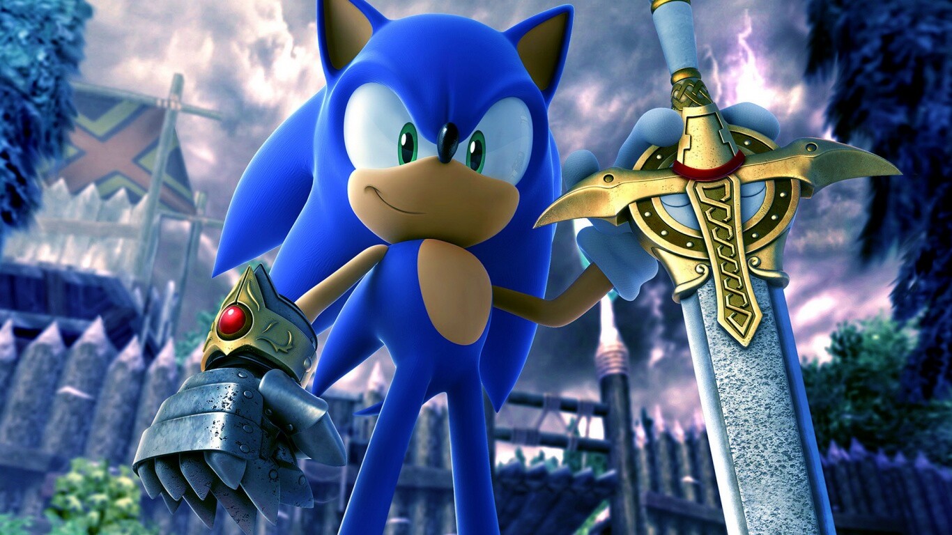 Соник с мечем обои