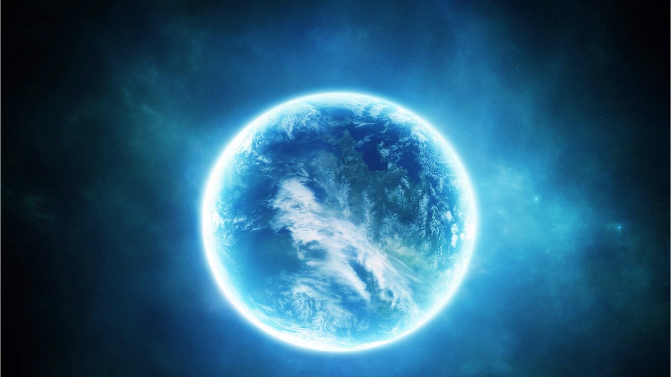 Ледяная планета обои