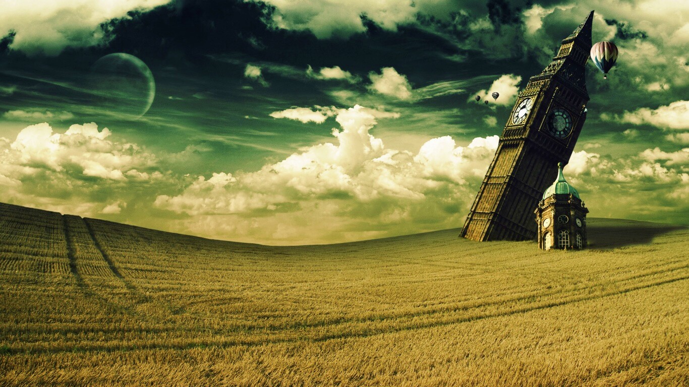 Лондон через тысячи лет обои
