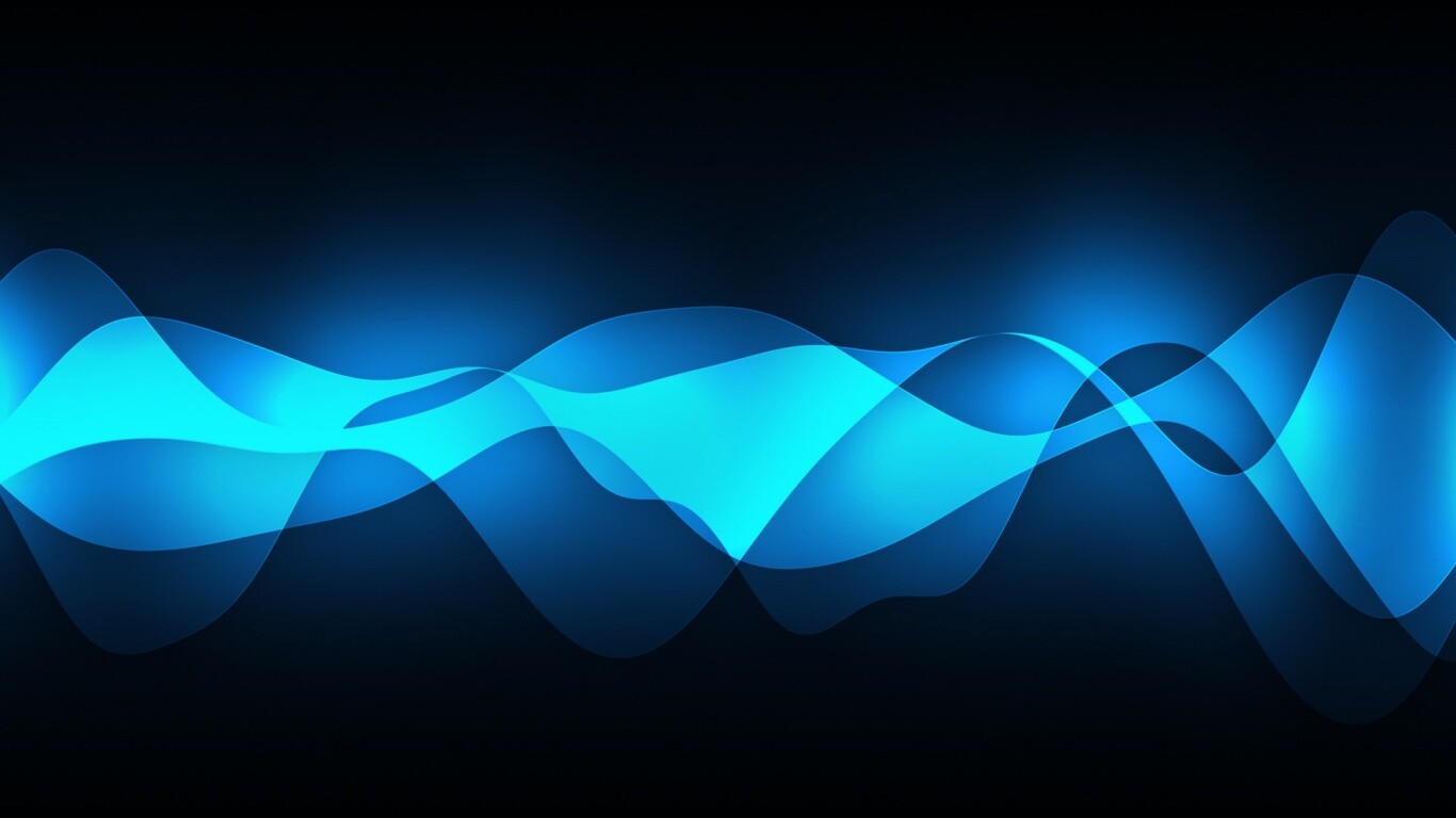 Синии волны обои