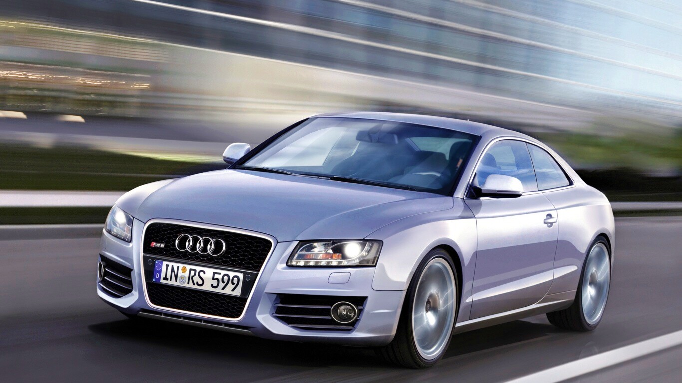 Ауди на скорости обои