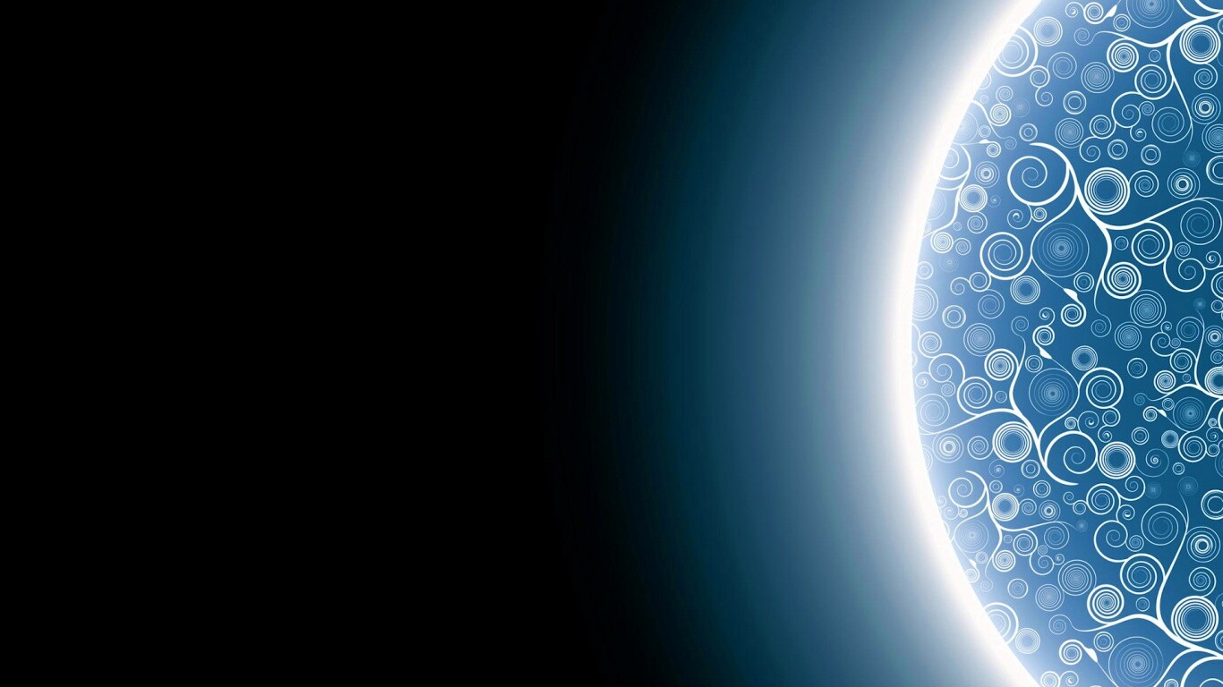 Планета из узоров обои