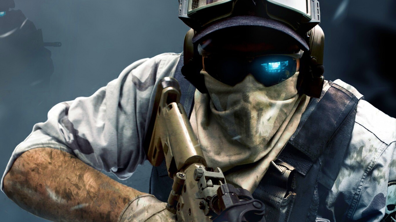 Боец в маске обои