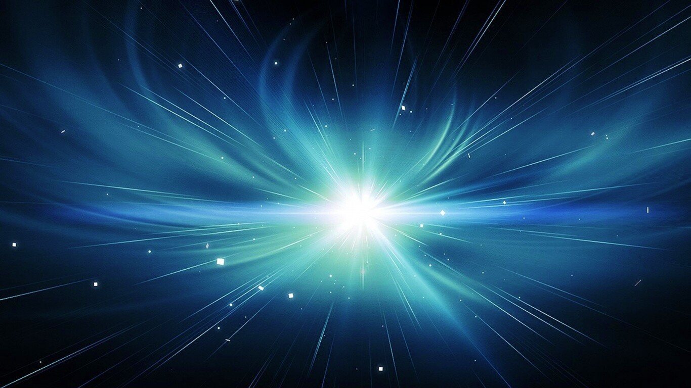 Летящий на тебя свет обои