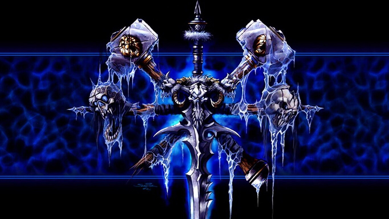 Логотип WarCraft Frothen Throne обои