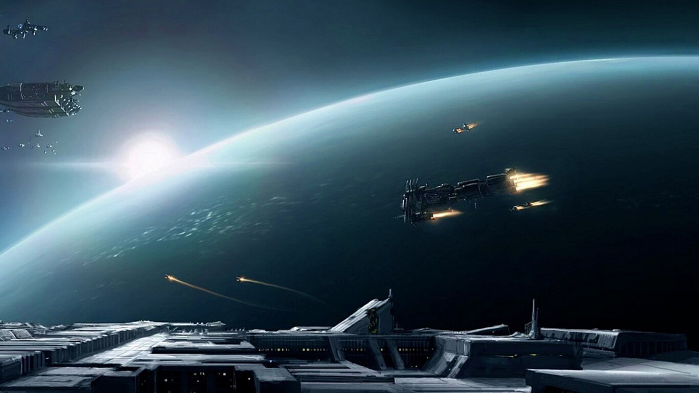 Космическая баталия обои