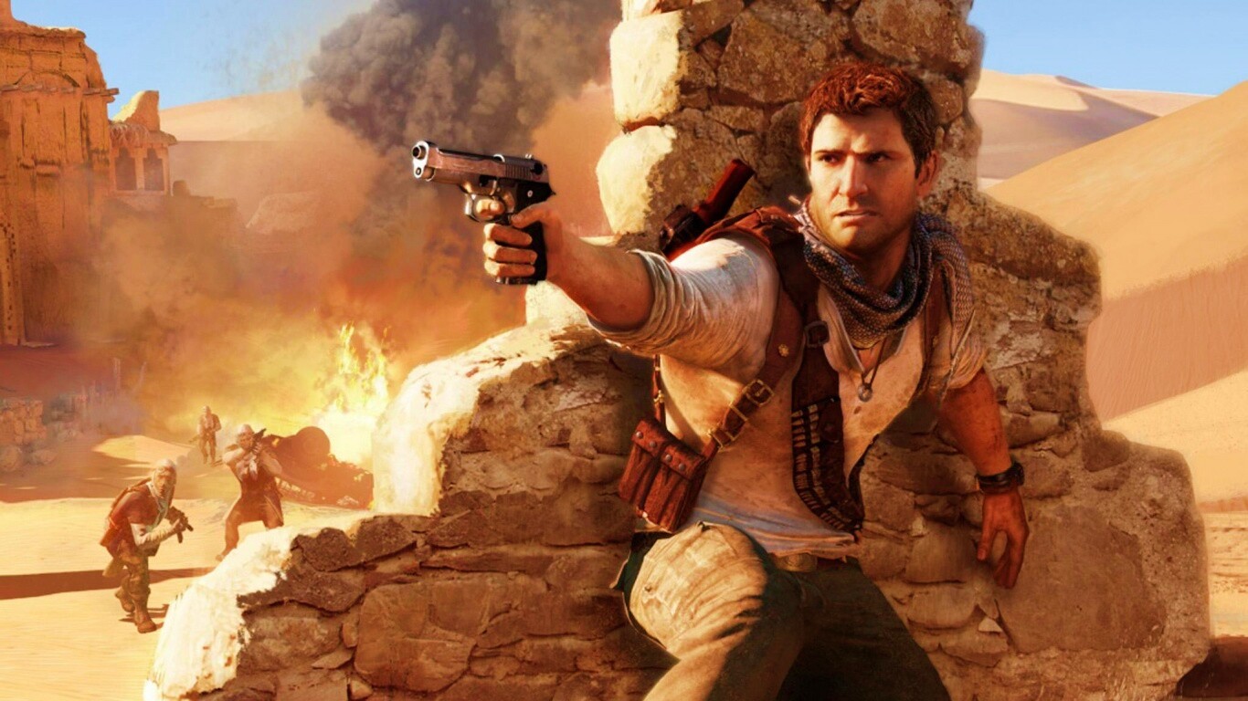 Бой в пустыне обои