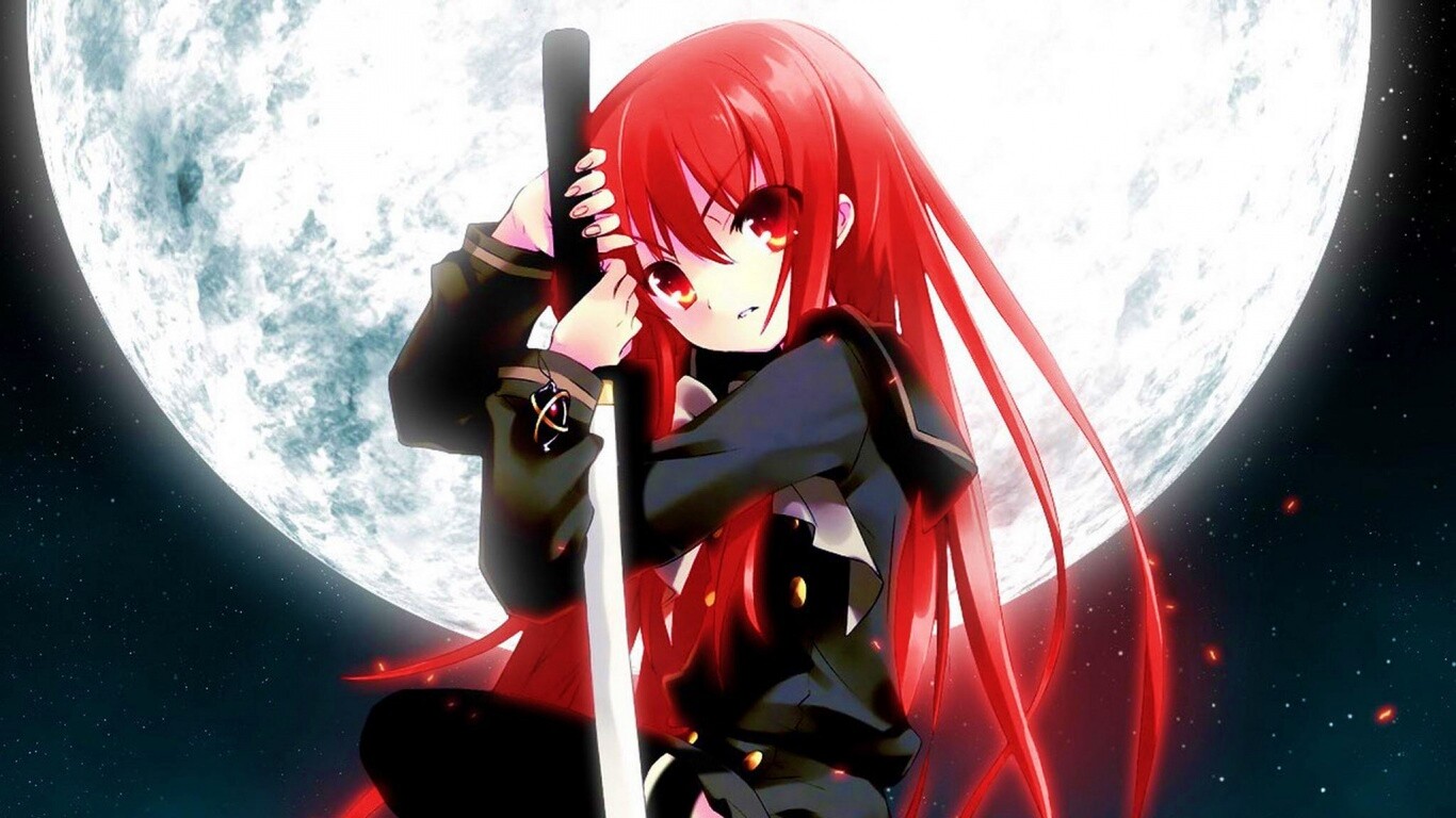 Девочка с катаной обои