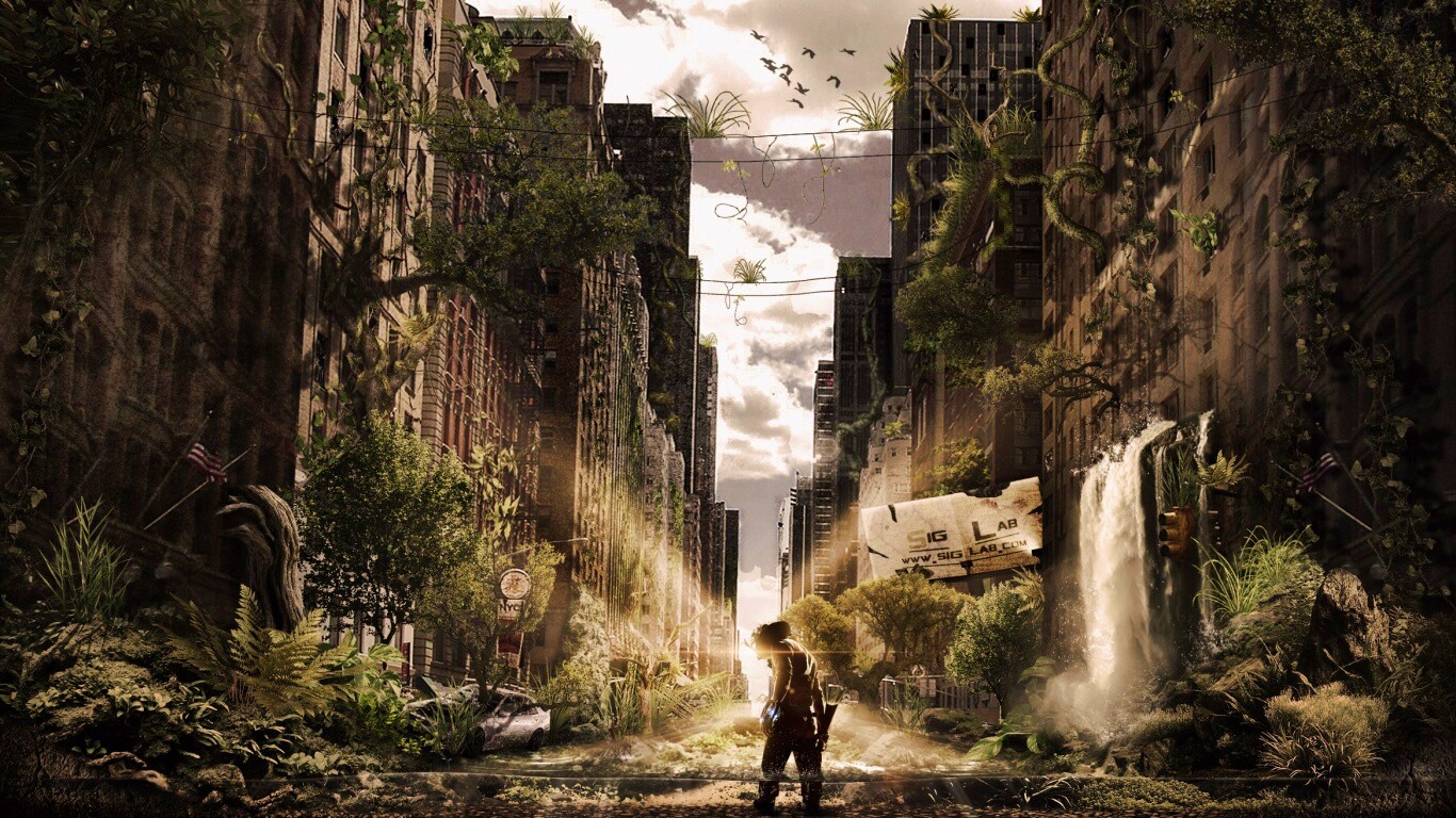 Постапокалиптический мир обои