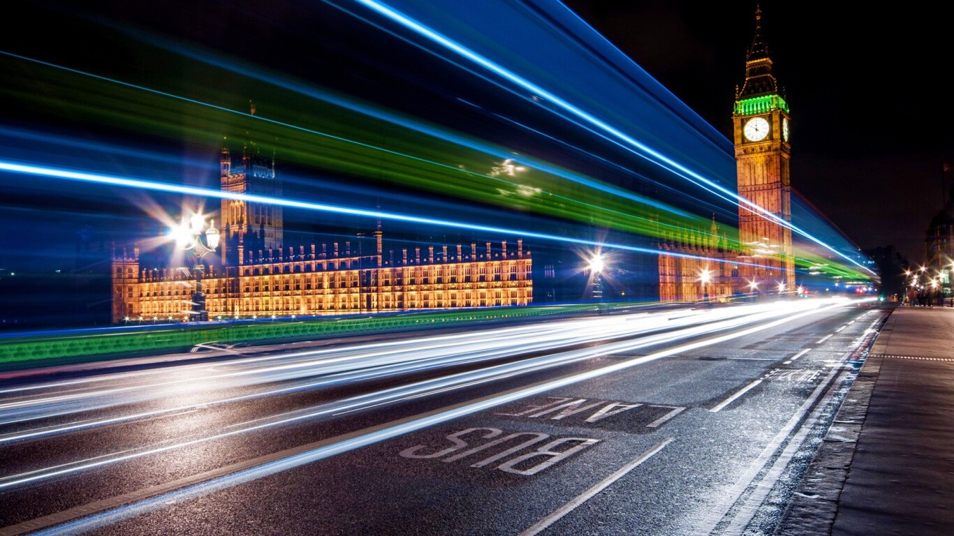 Ночной лондон обои