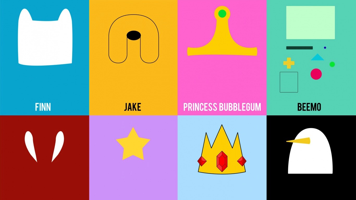 Время приключений схематично обои