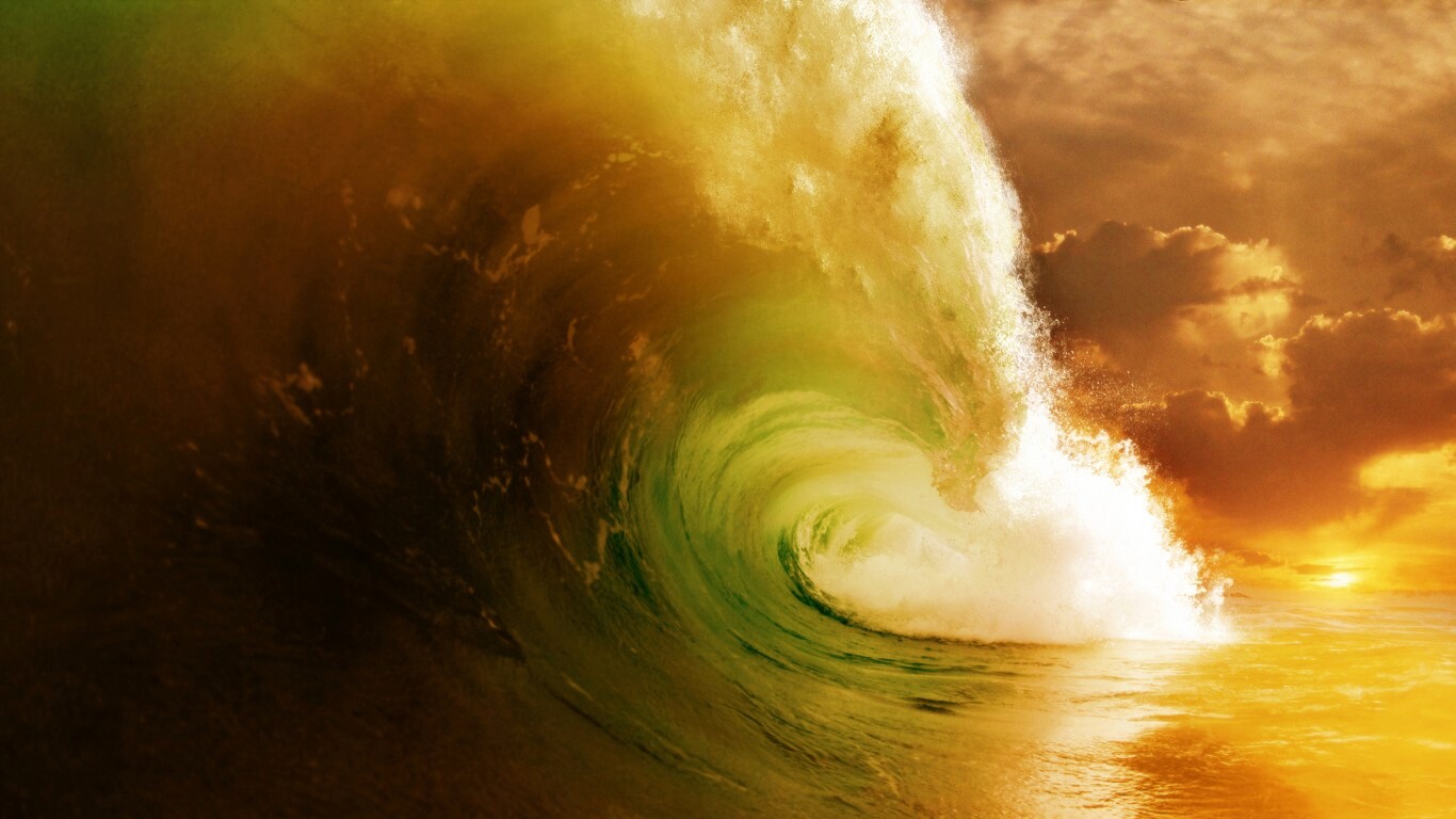 Цунами обои