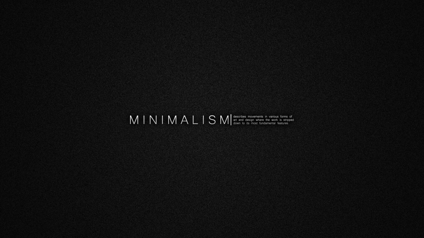 Минимализм обои