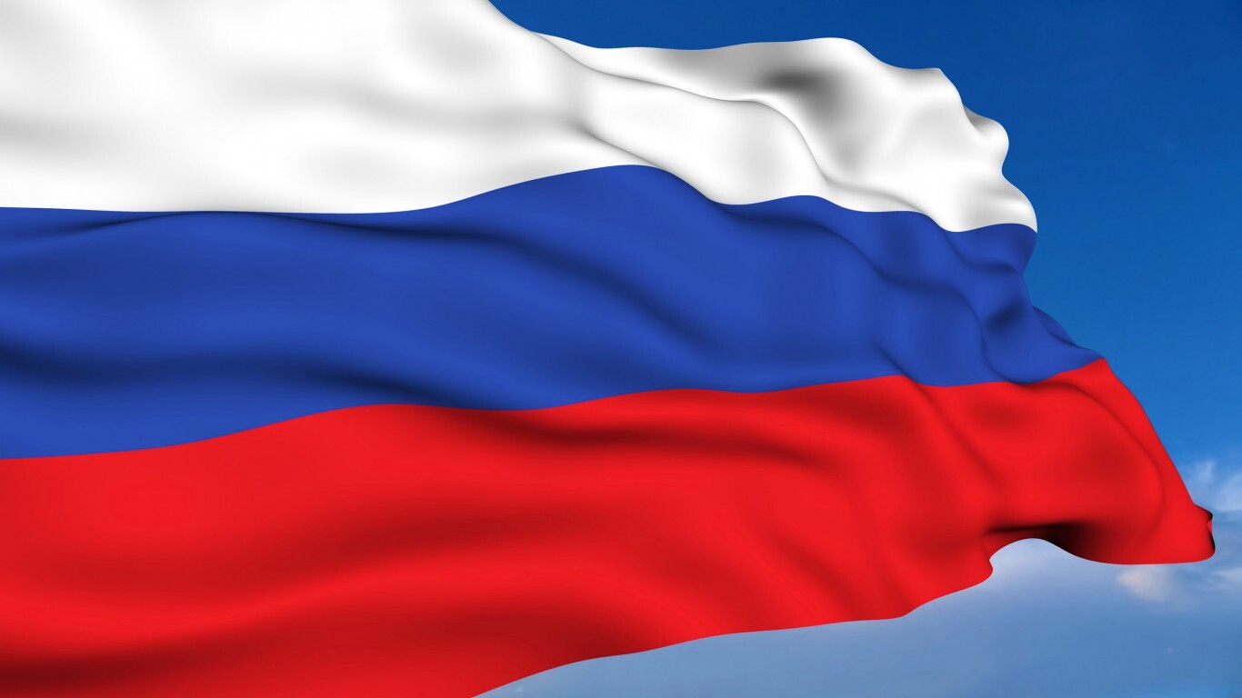 Флаг России обои