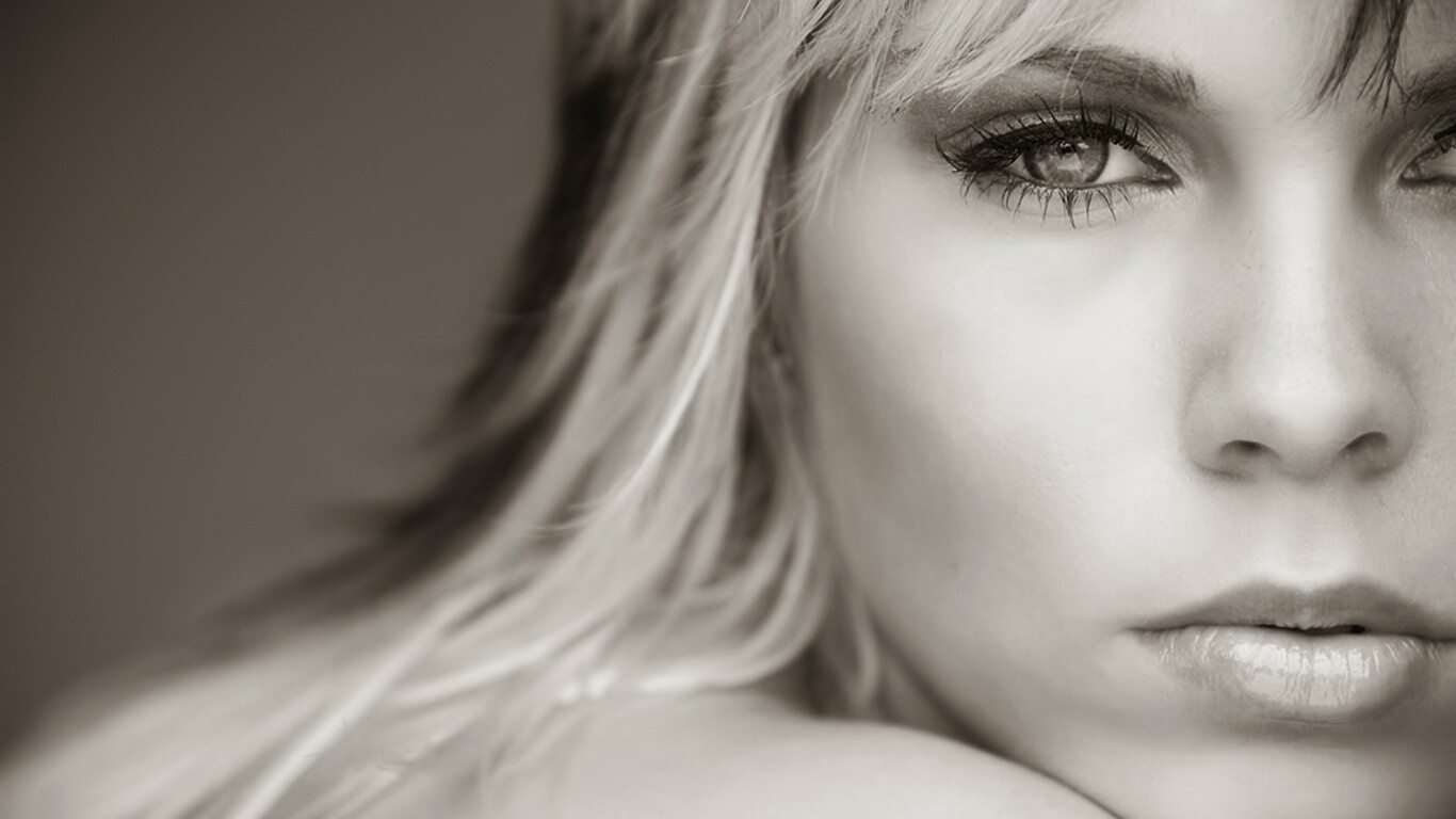 Черно-белое обои