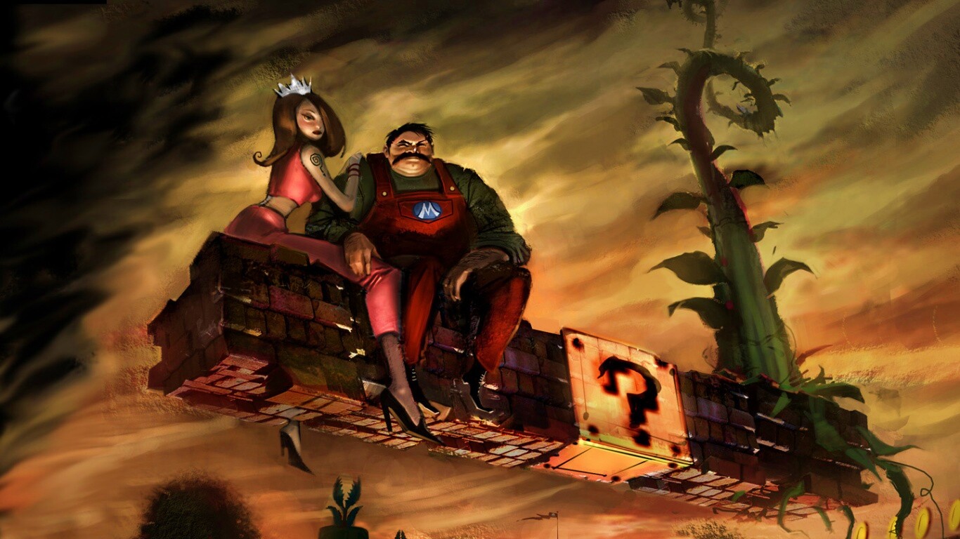 Марио - альтернативная концовка обои