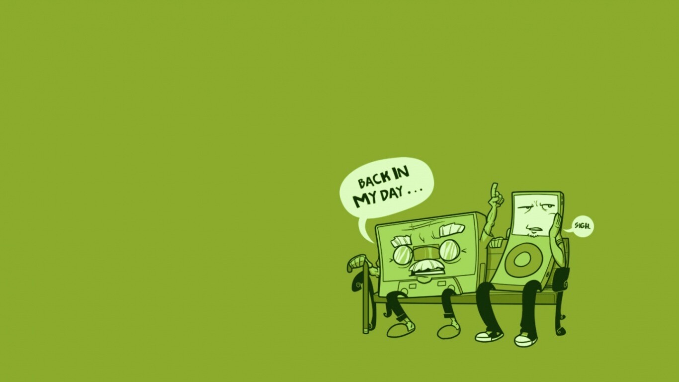 А вот в мои дни... обои