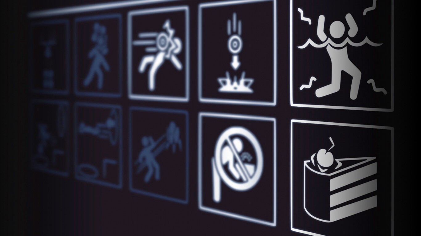 предупреждения Portal обои