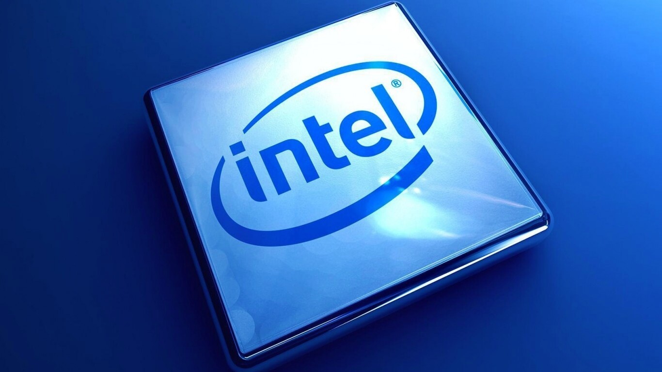 Логотип Intel обои
