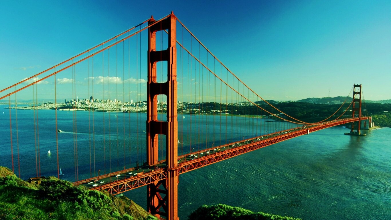 Мост Золотые Ворота обои