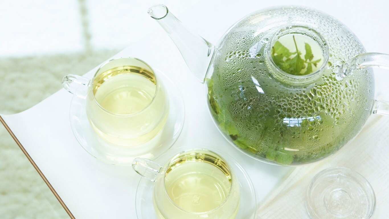 Зеленый чай обои