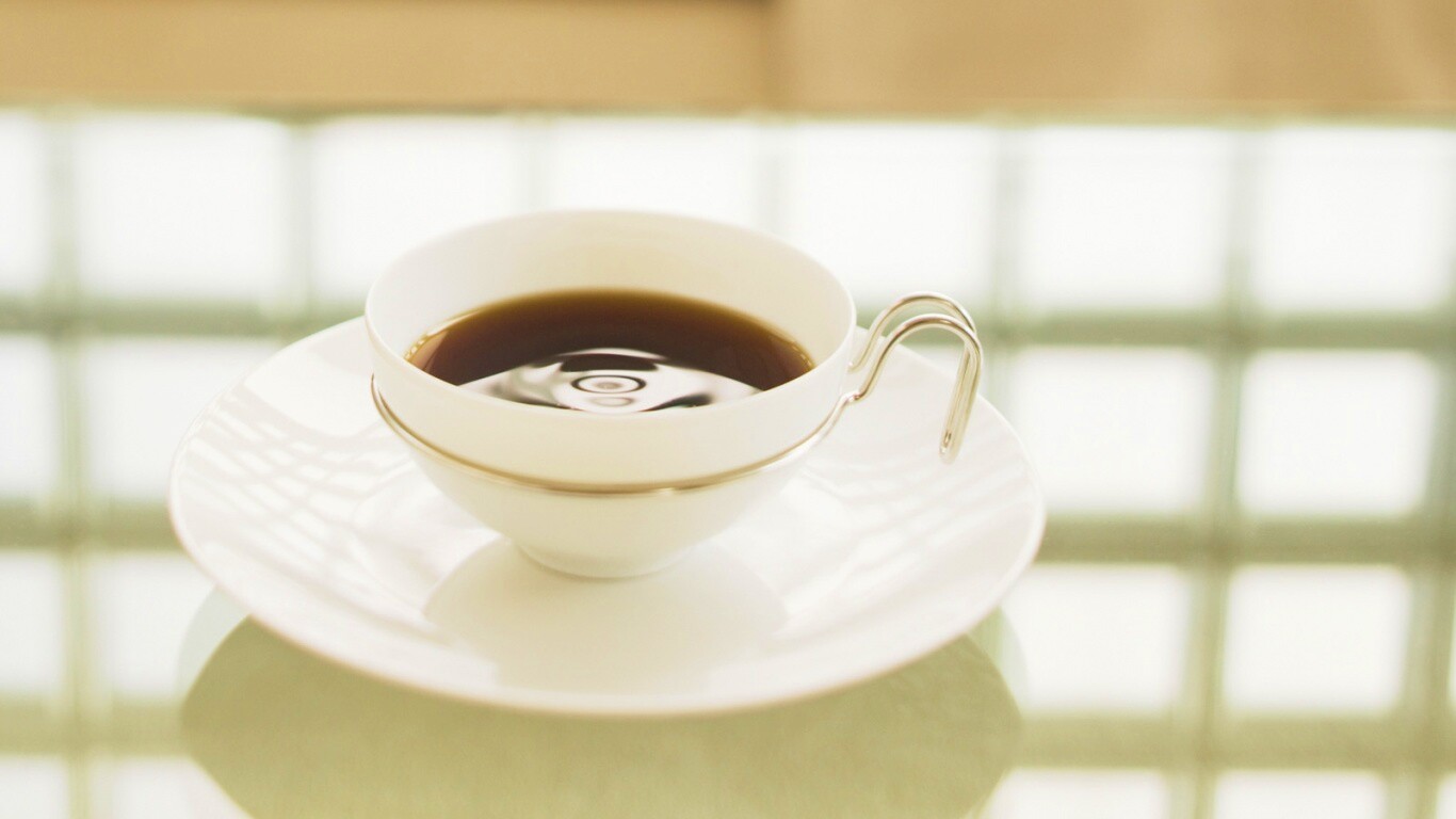 Чашечка кофе обои