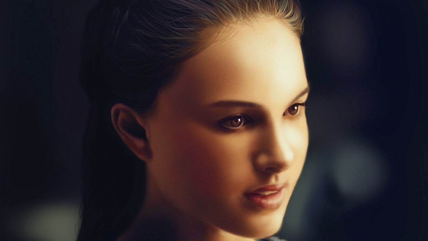 Лицо девушки обои