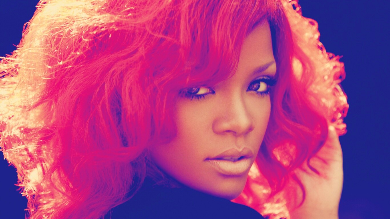 Огненная Рианна обои