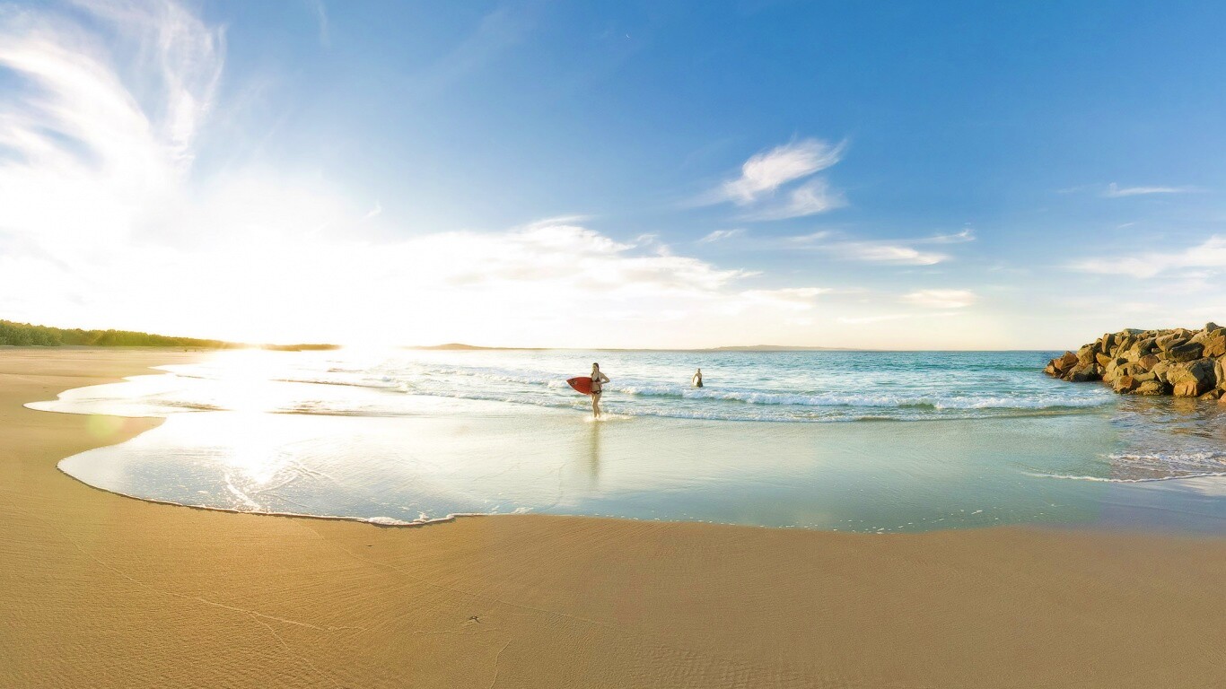 пляж обои