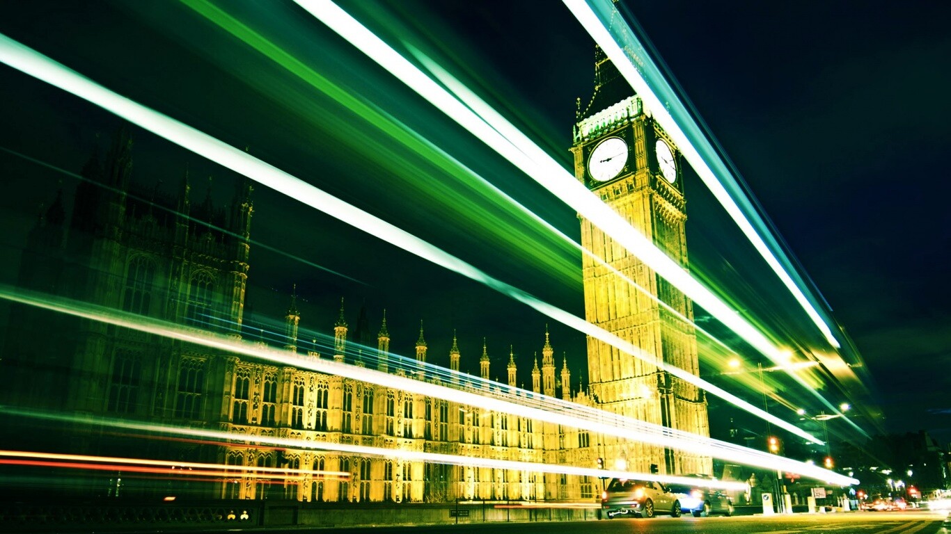 Лондон на скорости обои