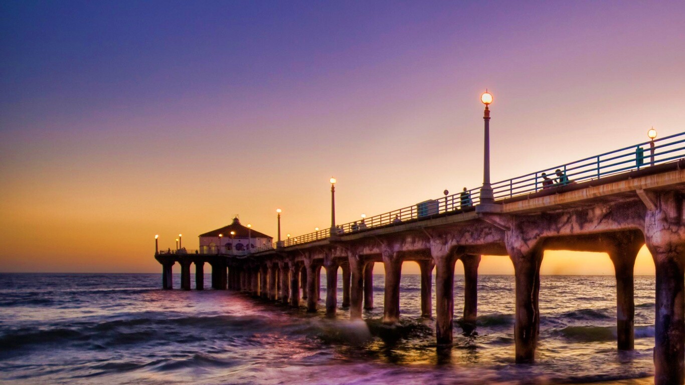 Пирс в Калифорнии обои
