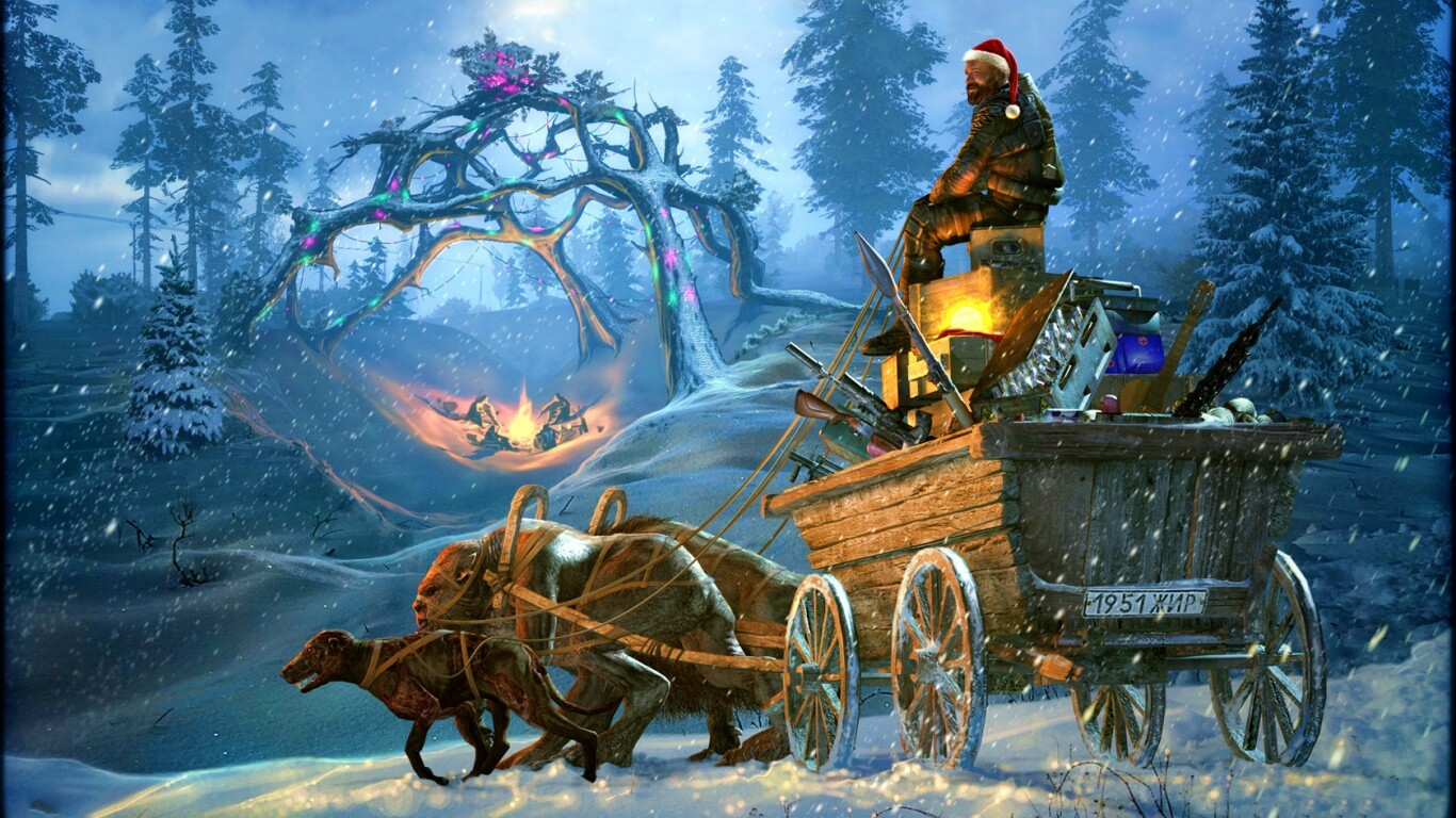 Новогодний Сталкер обои