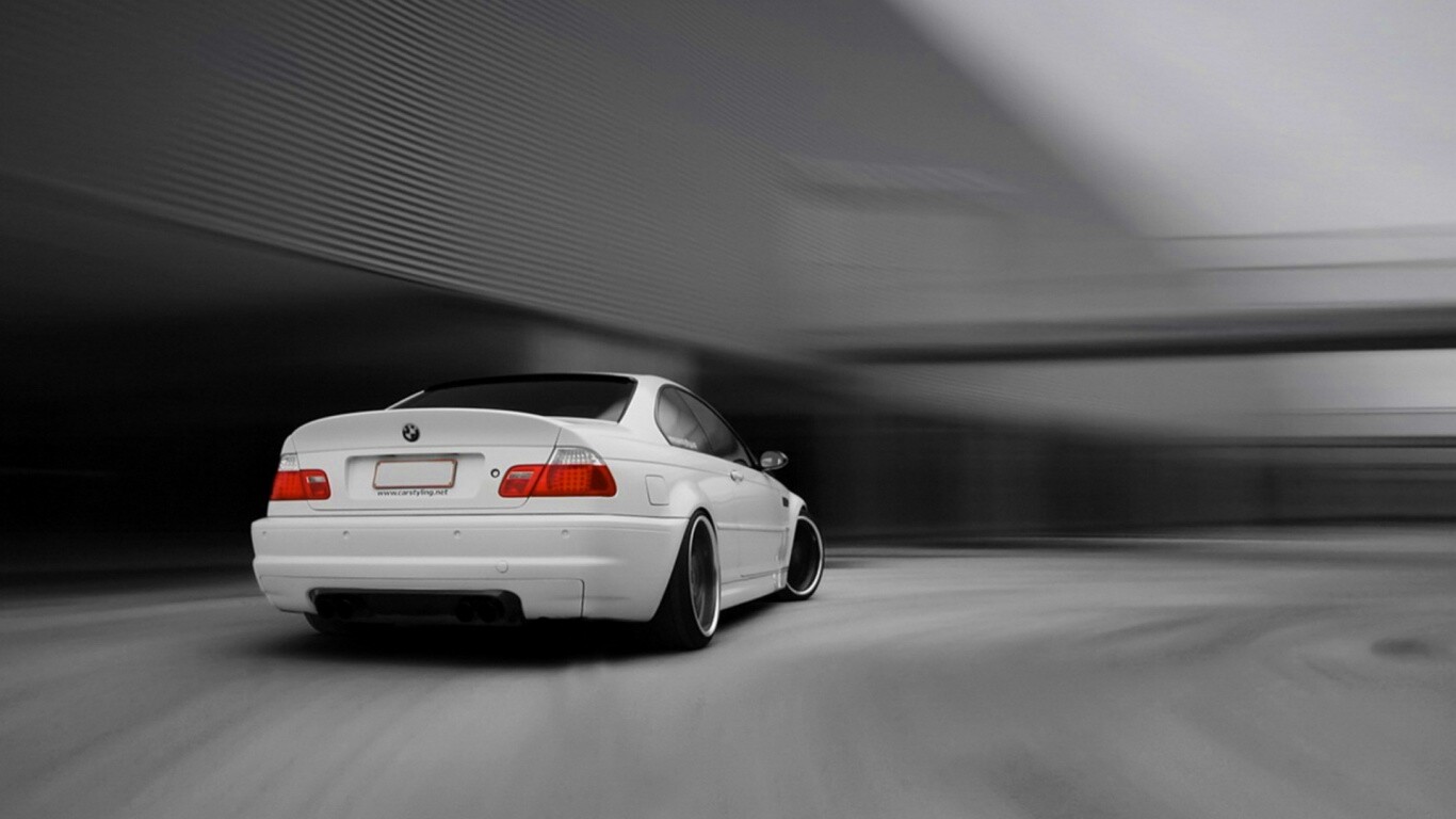 Белый БМВ обои