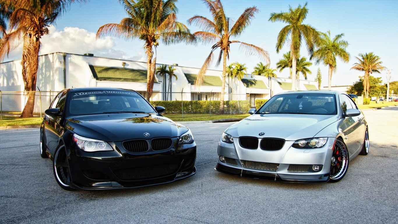Две БМВ обои