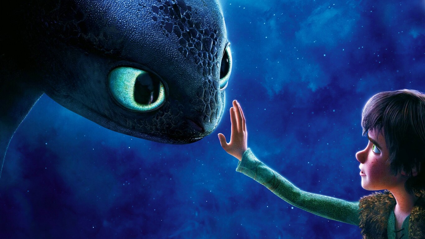 Как приручить дракона обои