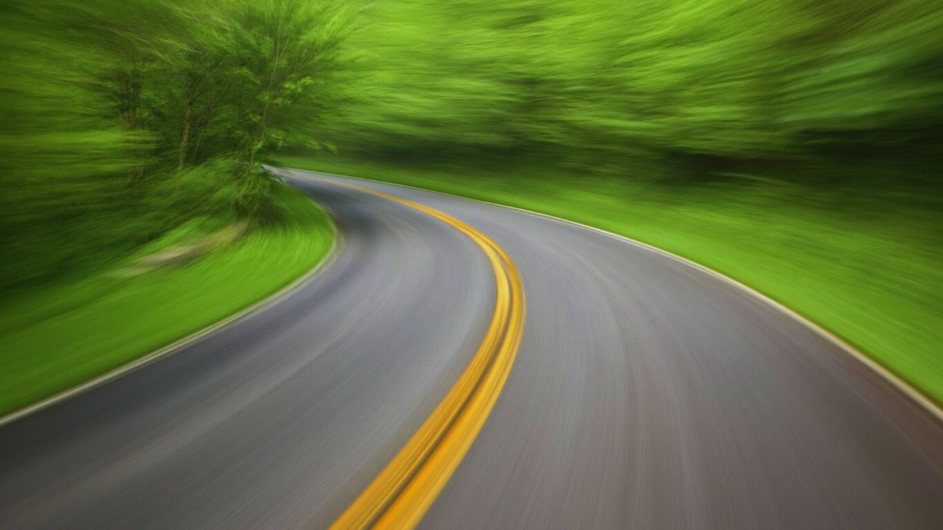 В движении обои