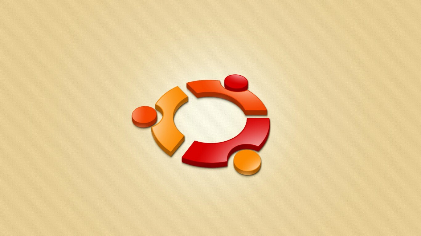 Официальный логотип Убунту обои