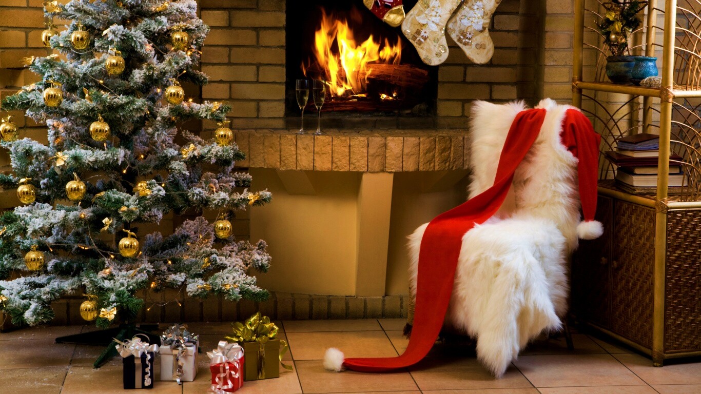 Рождественская атмосфера обои