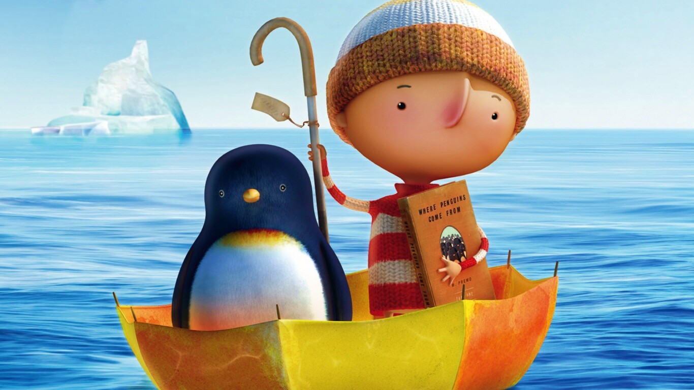 Откуда приходят пингвины обои